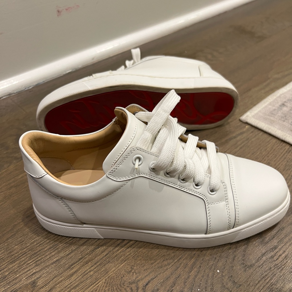 Louboutin Vieira Sneaker - Women’s - White Size 38.5